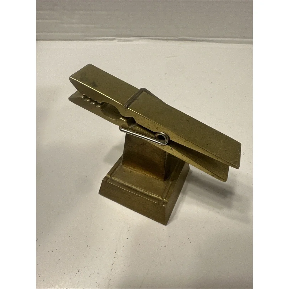 Brass Clothes Pin Clip‎ Paperweight